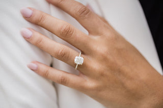 moissanite wedding ring sets