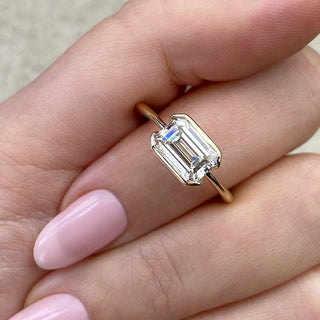 moissanite jewelry with lab-grown recycled diamonds