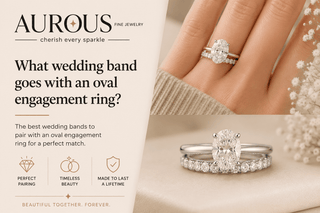What wedding band goes with an oval engagement ring?