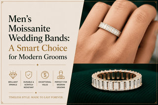 Men's Moissanite Wedding Bands: A Smart Choice for Modern Grooms