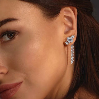 moissanite diamond earrings