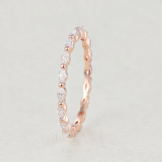 marquise-shaped-moissanite-full-eternity-wedding-band