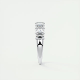 emerald-cut-half-eternity-moissanite-bridal-wedding-band