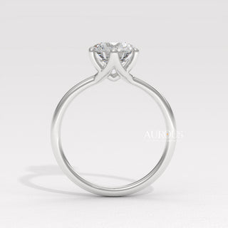 1.50CT Round Diamond Solitaire Setting Moissanite Engagement Ring