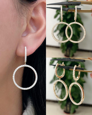 round-cut-moissanite-hoop-earrings