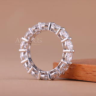 2.0CTW Round Cut Full Eternity Wedding Band For Her