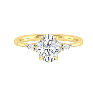 oval-cut-cluster-moissanite-engagement-ring