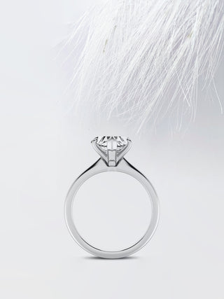 Heart Cut Moissanite Solitaire Diamond Engagement Ring For Women