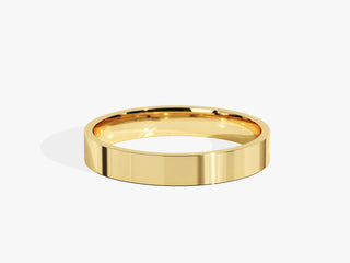 3.0MM Classic Flat Wedding Band For Women in Solid Gold