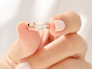 2.0MM Classic Flat Wedding Band For Women