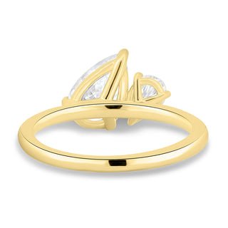 1.25CTW Pear Cut Toi Et Moi Engagement Ring For Her