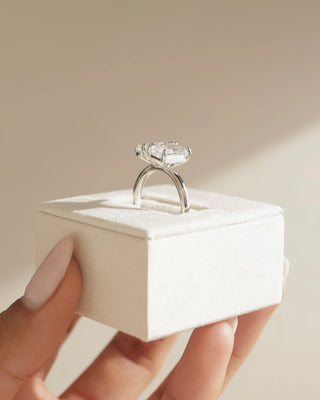 2.0CTW Radiant & Pear Diamond Toi Et Moi Engagement Ring For Her