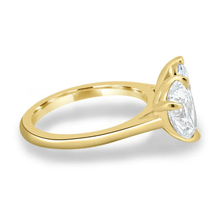 2.0CTW Pear & Marquise Cut Toi Et Moi Engagement Ring