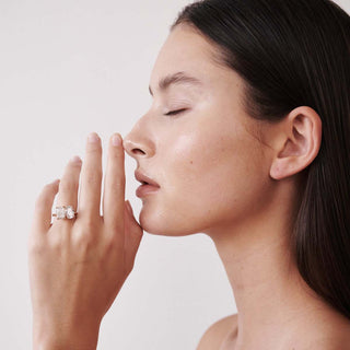 3.0TCW Oval & Radiant Cut Toi Et Moi Engagement Ring