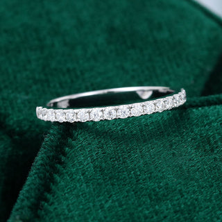 round-moissanite-half-eternity-wedding-band