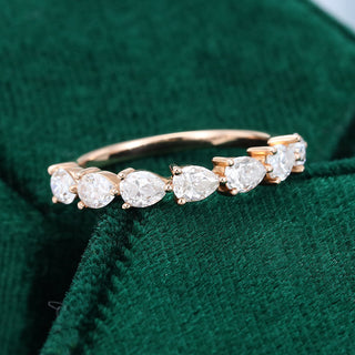 pear-moissanite-half-eternity-wedding-band