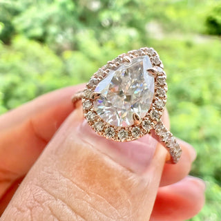 pear-cut-halo-pave-moissanite-engagement-ring