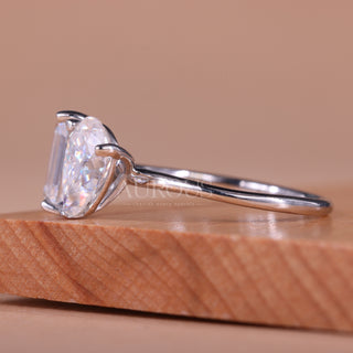2.0CTW Emerald & Pear Cut Diamond Toi Et Moi Engagement Ring
