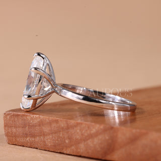 2.0CT Marquise Cut Solitaire Diamond Moissanite Engagement Ring