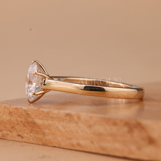 1.50CT Round Brilliant Cut Diamond Solitaire Moissanite Engagement Ring