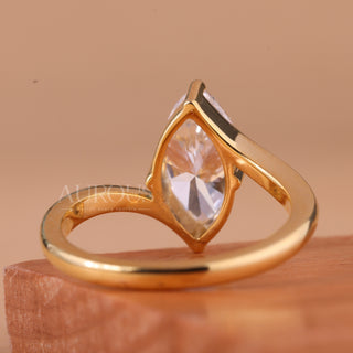 2.0CT Marquise Cut Unique Solitaire Engagement Ring