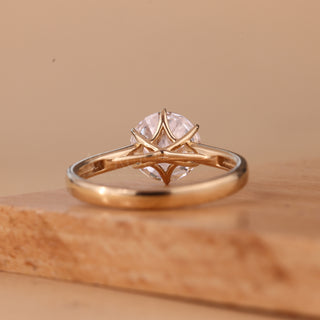 1.50CT Round Brilliant Cut Diamond Solitaire Moissanite Engagement Ring