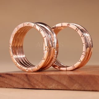 Round Cut Cluster Moissanite Wide Wedding Band Set