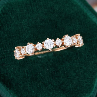 round-moissanite-half-eternity-wedding-band