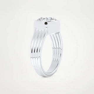 2.0CT Round Cut Bezel Set Solitaire Engagement Ring – Inspired by Emma Roberts