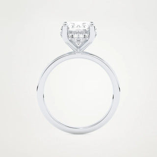 3.50CT Oval Cut Hidden Halo Setting Engagement Ring  – Inspired by Nina Dobrev