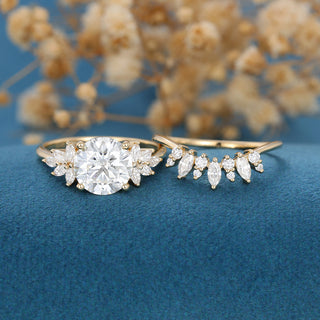 1-90-ct-round-shaped-moissanite-cluster-bridal-set