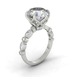 round-cut-pave-moissanite-engagement-ring