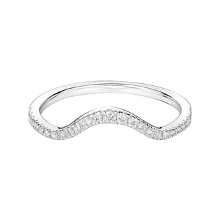 round-shaped-moissanite-curved-wedding-band