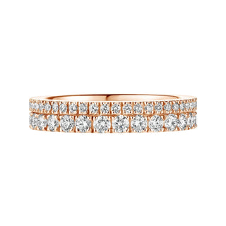 round-shaped-moissanite-double-row-wedding-band