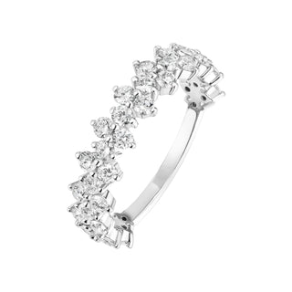 round-shaped-moissanite-cluster-wedding-band