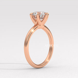 1.50CT Round Diamond Solitaire Moissanite Engagement Ring