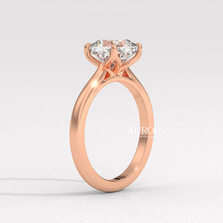 1.50CT Cushion Diamond Solitaire Moissanite Engagement Ring