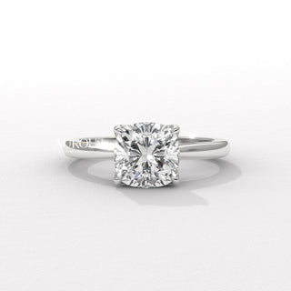 1.50CT Cushion Diamond Solitaire Moissanite Engagement Ring