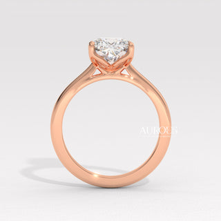 1.50CT Cushion Diamond Solitaire Moissanite Engagement Ring