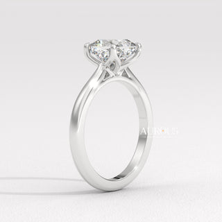 1.50CT Cushion Diamond Solitaire Moissanite Engagement Ring