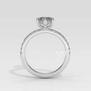 yellow gold marquise ring, marquise diamond gold band, marquise cut prong setting, marquise diamond with side stones