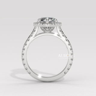 modern pear engagement ring, pear cut diamond prong setting, pear diamond ring setting