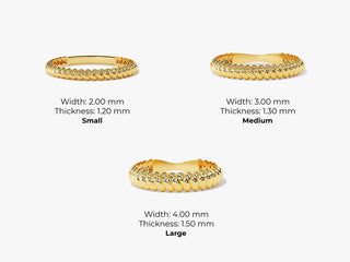 14k Solid Twist Rope Wedding Band For Women, Anniversary Gift For Her