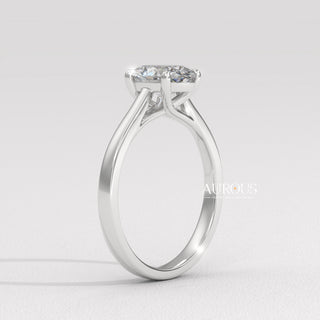 1.50CT Oval Diamond Solitaire Setting Moissanite Engagement Ring