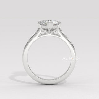 1.50CT Pear Diamond Solitaire Moissanite Engagement Ring