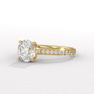 ound diamond solitaire ring, c, rose gold engagement ring, yellow gold diamond ring, classic round diamond ring, vintage round cut ring, round cut halo engagement ring, round diamond ring setting