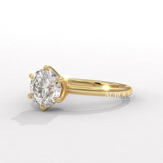1.50CT Round Diamond Solitaire Moissanite Engagement Ring