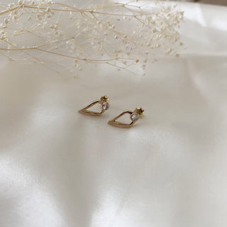 round-cut-unique-moissanite-diamond-earrings-in-yellow-gold
