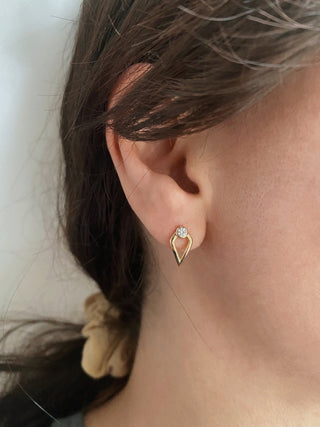 round-cut-unique-moissanite-diamond-earrings-in-yellow-gold