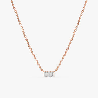baguette-cut-four-stone-diamond-necklace-for-women